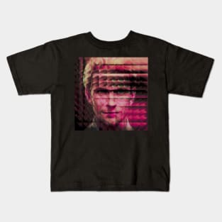 Angel - Glitch Art Portrait Kids T-Shirt